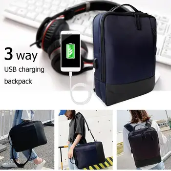3 Way USB Charging Backpack Nylon Anti-theft Laptop Backpack USB Charging Multifunction Women Men Shoulder Bag
3 Way USB Charging Backpack Nylon Anti-theft Laptop Backpack USB Charging Multifunction Women Men Shoulder Bag