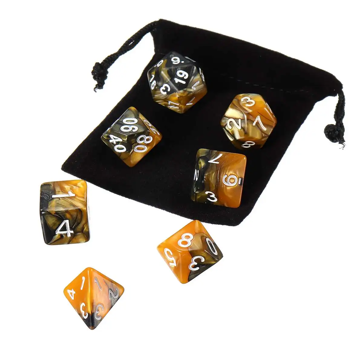 7 Pcs Acrylic Dice Black Yellow White Points Dice Multisided Table Game Dices KTV Bar Nightclub Entertainment Tools Adult Toys
7 Pcs Acrylic Dice Black Yellow White Points Dice Multisided Table Game Dices KTV Bar Nightclub Entertainment Tools Adult Toys