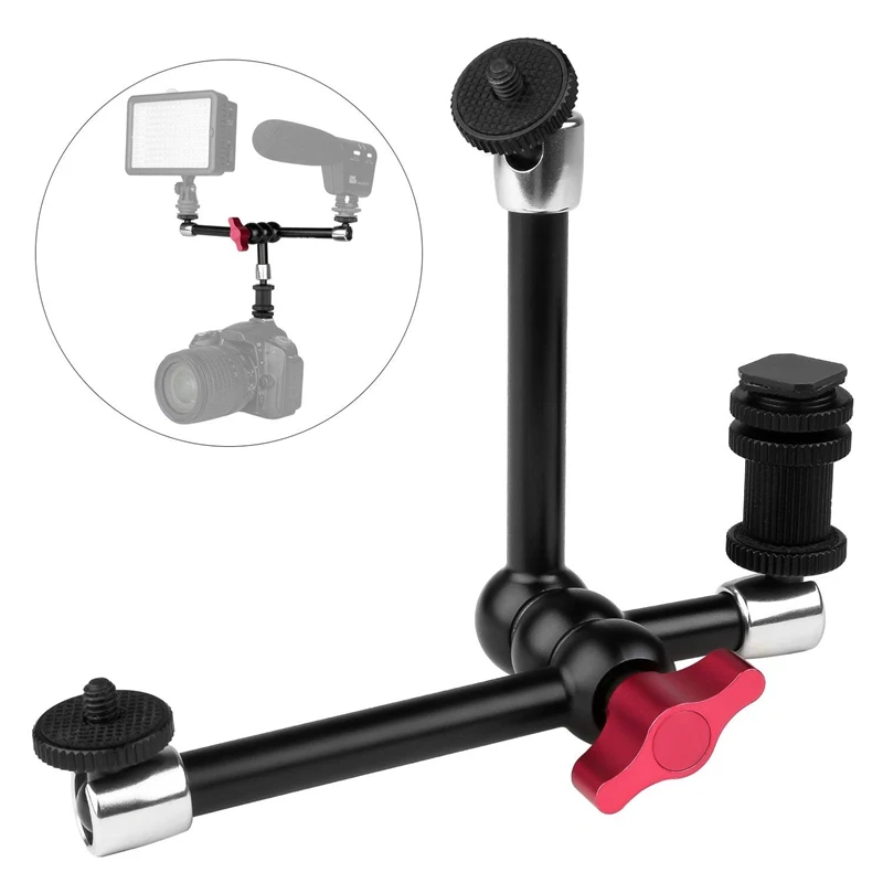 Magic Arm 3 руки Регулируемая Артикуляционная фрикционная ручная камера кронштейн