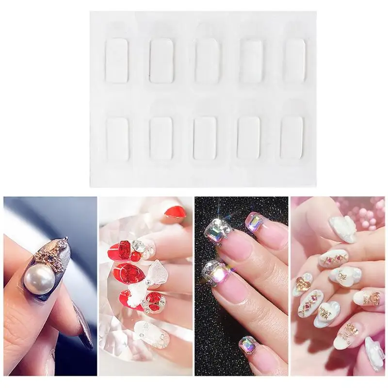 10pcs/bag DIY Nail Tips Transparent Double Sided Self Adhesive Sticker Waterproof Removable False Nail Art Extension Tool
10pcs/bag DIY Nail Tips Transparent Double Sided Self Adhesive Sticker Waterproof Removable False Nail Art Extension Tool