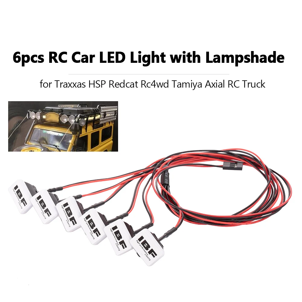 6pcs RC Model Drift Car LED Light with Lampshade Decorate for Traxxas HSP Redcat Rc4wd D90 Tamiya Axial Scx10 Hpi RC Car
6pcs RC Model Drift Car LED Light with Lampshade Decorate for Traxxas HSP Redcat Rc4wd D90 Tamiya Axial Scx10 Hpi RC Car