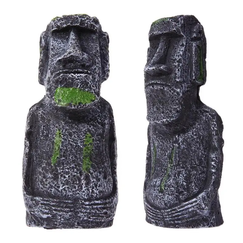 Resin Artificial Aquarium Easter Island Statue Decoration Underwater Landscaping Craft Ornaments For Fish Tank Decor
Resin Artificial Aquarium Easter Island Statue Decoration Underwater Landscaping Craft Ornaments For Fish Tank Decor