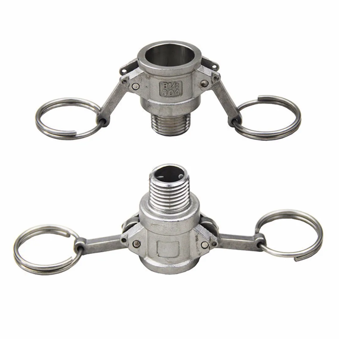 304 Stainless Steel Homebrew Camlock Fitting Adapter 1/2 inch MPT FPT Barb Camlock Female Coupler Hose Barb Quick Connector
304 Stainless Steel Homebrew Camlock Fitting Adapter 1/2 inch MPT FPT Barb Camlock Female Coupler Hose Barb Quick Connector