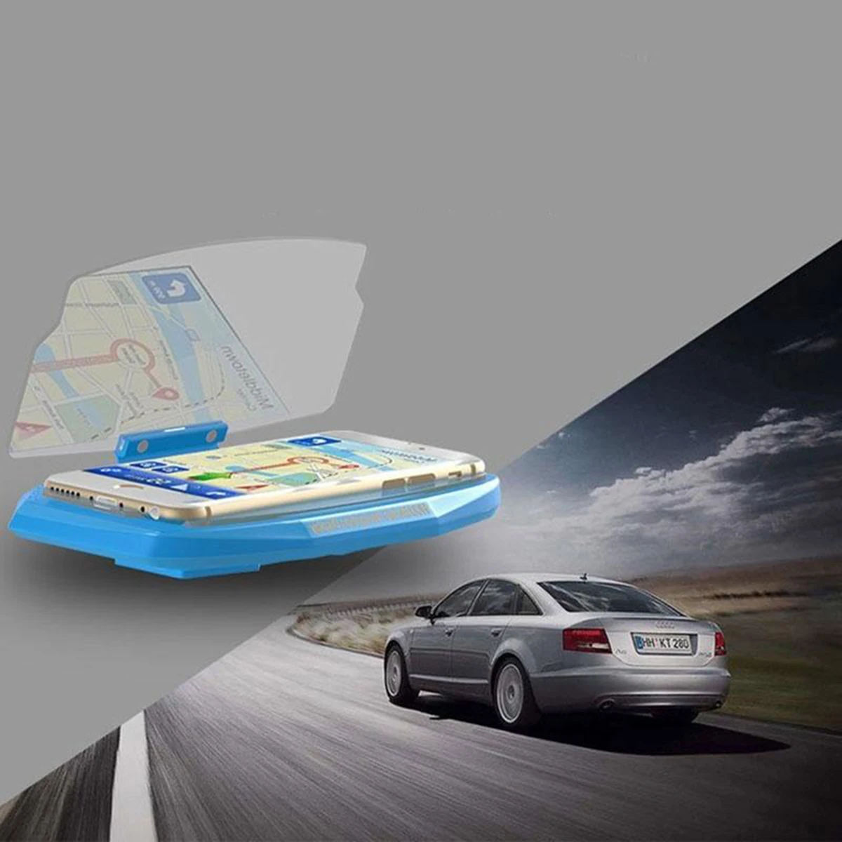 Universal Head Up Display Car HUD Phone GPS Navigation Image Reflector Cell Phone Holder Mount (Blue)
Universal Head Up Display Car HUD Phone GPS Navigation Image Reflector Cell Phone Holder Mount (Blue)