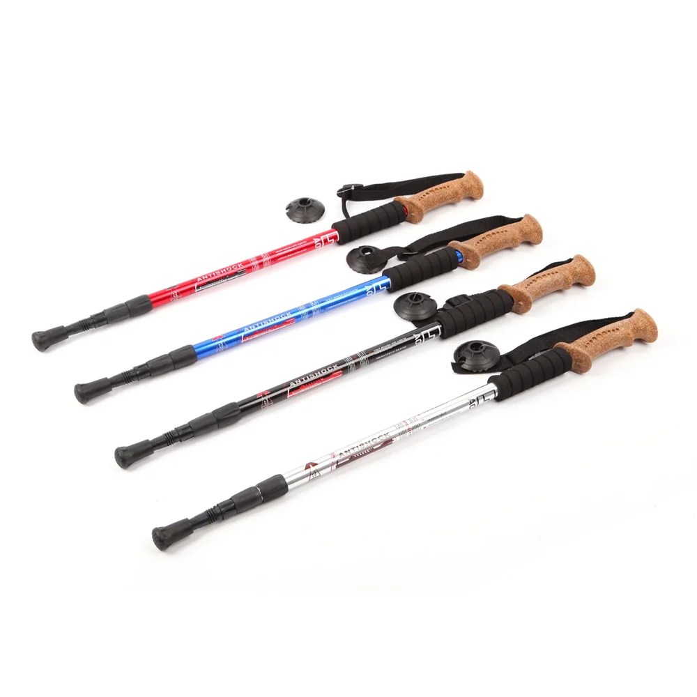 7075 Aluminum Alloy Adjustable Telescopic Hiking Walking Stick Trekking Pole Alpenstock 3 Section Anti-shock Anti-skid Canes
7075 Aluminum Alloy Adjustable Telescopic Hiking Walking Stick Trekking Pole Alpenstock 3 Section Anti-shock Anti-skid Canes