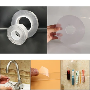 1m/2m/5m Reusable Transparent Double-sided Tape Multi-function Nano Washable Magic Acrylic Super Fixed Traceless Tape 1/2/3mm 3
1m/2m/5m Reusable Transparent Double-sided Tape Multi-function Nano Washable Magic Acrylic Super Fixed Traceless Tape 1/2/3mm 3