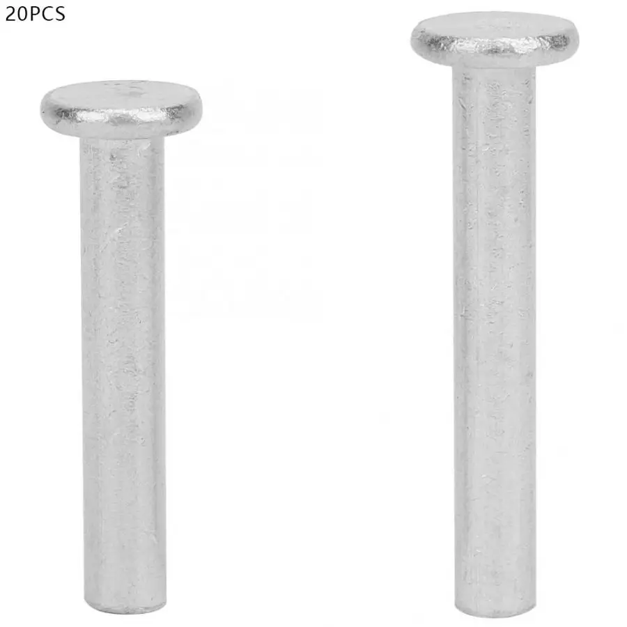rivets for leather 20pcs GB867 M6 Flat Head Aluminum Rivets Flat Head Solid Rivet cross rivets 2019
rivets for leather 20pcs GB867 M6 Flat Head Aluminum Rivets Flat Head Solid Rivet cross rivets 2019