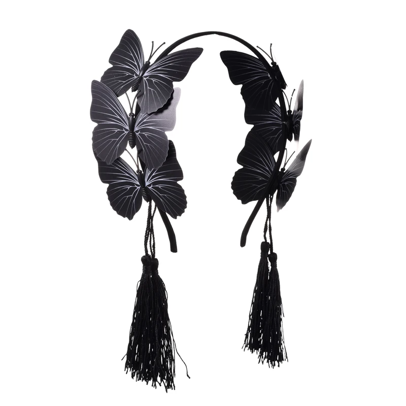 Lolita Butterfly Tassels Headband Fashion Gothic Hairband Women Girls Hair Accessories For Female Headdress Hairbands Headwear
Lolita Butterfly Tassels Headband Fashion Gothic Hairband Women Girls Hair Accessories For Female Headdress Hairbands Headwear