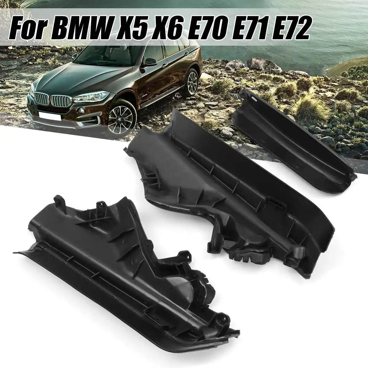3 Piece Car Engine Upper Compartment Partition Panel Set For BMW X5 X6 E70 E71 E72 Engine Compartment 51717169420 51717169421
3 Piece Car Engine Upper Compartment Partition Panel Set For BMW X5 X6 E70 E71 E72 Engine Compartment 51717169420 51717169421