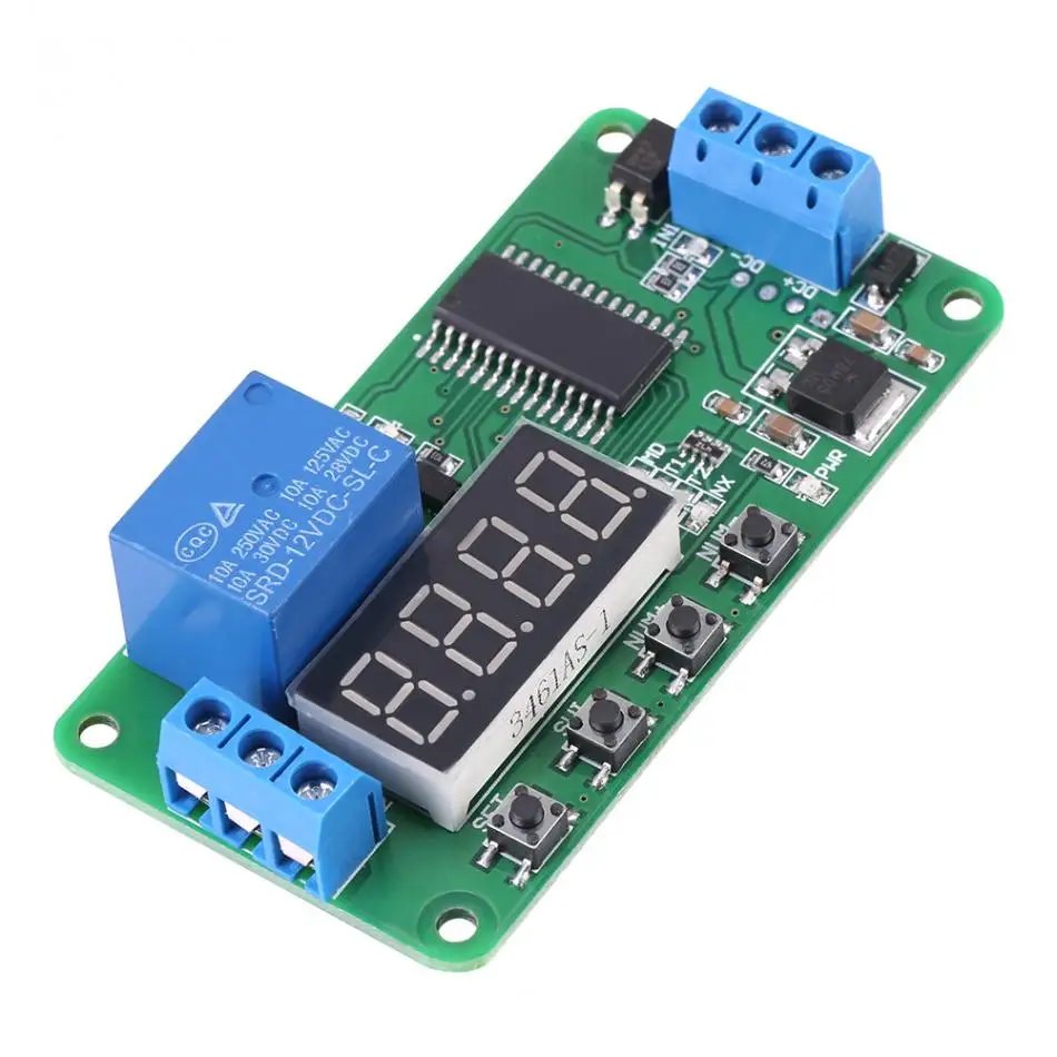 Multifunction 1 Channel DC 12V Time Delay Relay Controller LED Timer Switch Module Board PLC Time Delay Relay Module Hot Sale
Multifunction 1 Channel DC 12V Time Delay Relay Controller LED Timer Switch Module Board PLC Time Delay Relay Module Hot Sale