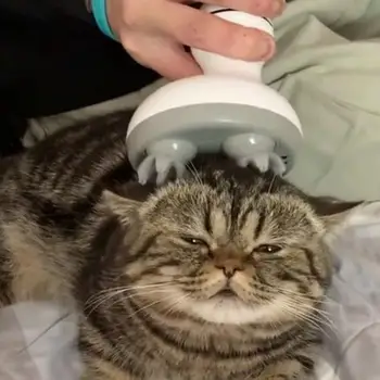 Pet Intelligent Charging Cat Massager 3D Head Massager Cats Automatic Rotate Waterproof Electric Dragon Claw Han Cleaner Dust
Pet Intelligent Charging Cat Massager 3D Head Massager Cats Automatic Rotate Waterproof Electric Dragon Claw Han Cleaner Dust