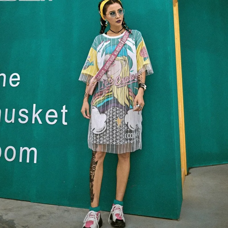 TVVOVVIN 2019 Street New Summer Women Cartoon Print Above Knee Female Short Sleeve False Two Pieces Dress Dresses S901
TVVOVVIN 2019 Street New Summer Women Cartoon Print Above Knee Female Short Sleeve False Two Pieces Dress Dresses S901