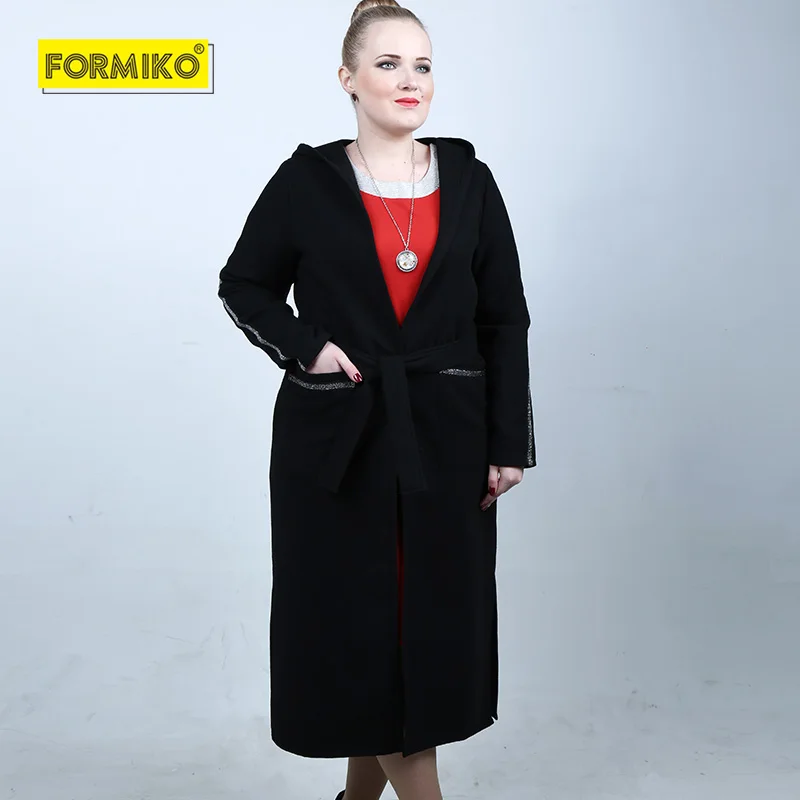 2019 New Spring Autumn Trench Coat Women Causal Long Sleeve With Hood Long Coat Fashion Plus Size With Sashes Wool Blend coat
2019 New Spring Autumn Trench Coat Women Causal Long Sleeve With Hood Long Coat Fashion Plus Size With Sashes Wool Blend coat