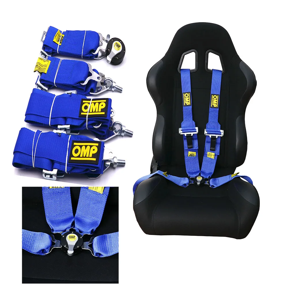 Universal OMP 3inch 4 point Racing Seat Belt Harness Camlock Shoulder Quick Release Locking with FIA 2021
Universal OMP 3inch 4 point Racing Seat Belt Harness Camlock Shoulder Quick Release Locking with FIA 2021