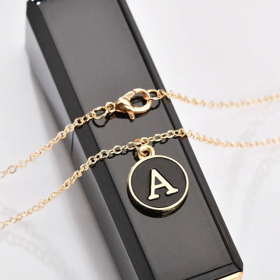 Minimalism Black Letter Pattern Women Wonderful Necklace For Women High Quality Meaningful Birthday Gift Necklace Jewelry
Minimalism Black Letter Pattern Women Wonderful Necklace For Women High Quality Meaningful Birthday Gift Necklace Jewelry