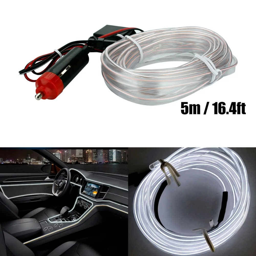 5m Car Neon Ambient Light Line Party Wire Lamp EL Rope Tube LED Strip for Mercedes w212 Universal Interior Ribbon Accessories
5m Car Neon Ambient Light Line Party Wire Lamp EL Rope Tube LED Strip for Mercedes w212 Universal Interior Ribbon Accessories