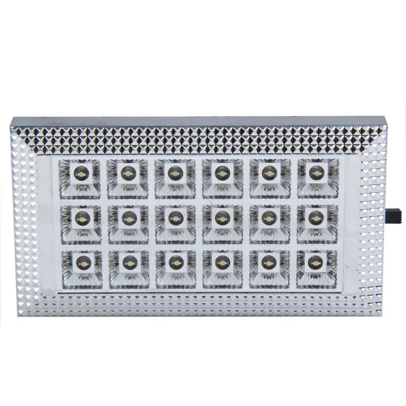 18 LED Vehicle Dome Roof Ceiling Interior Led Rectangle Rooflight Indoor Light Lamp With Switch DC 12V high quality new hot
18 LED Vehicle Dome Roof Ceiling Interior Led Rectangle Rooflight Indoor Light Lamp With Switch DC 12V high quality new hot