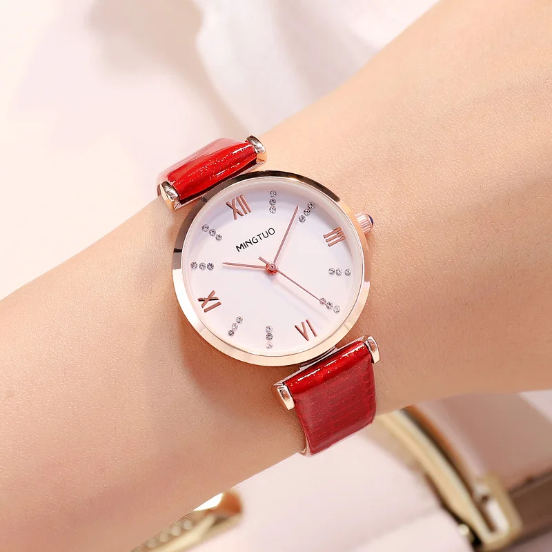 2019 New Style Fashion Trend Ms Watch Female Korean-Style Leisure Simple Crystal's Watch Belt Students Quartz Watch
2019 New Style Fashion Trend Ms Watch Female Korean-Style Leisure Simple Crystal's Watch Belt Students Quartz Watch
