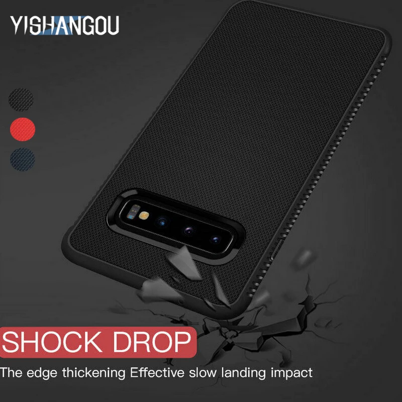 Heat Dissipation Hole Soft Silicone Cover For Samsung S10 S9 S8 Plus S10E Lite Note 9/8 Carbon Fiber Shockproof Phone Case Shell
Heat Dissipation Hole Soft Silicone Cover For Samsung S10 S9 S8 Plus S10E Lite Note 9/8 Carbon Fiber Shockproof Phone Case Shell