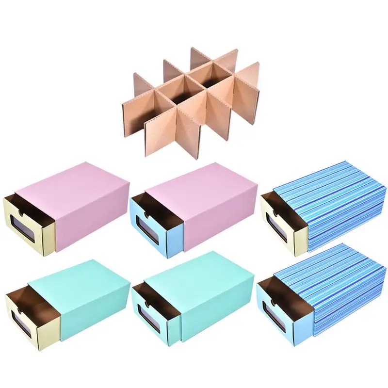 Color Desktop Storage Container - Thickened Corrugated Drawer Packing Shoe Racks & Cabinets - DIY Multifunctional Shoe Box
Color Desktop Storage Container - Thickened Corrugated Drawer Packing Shoe Racks & Cabinets - DIY Multifunctional Shoe Box