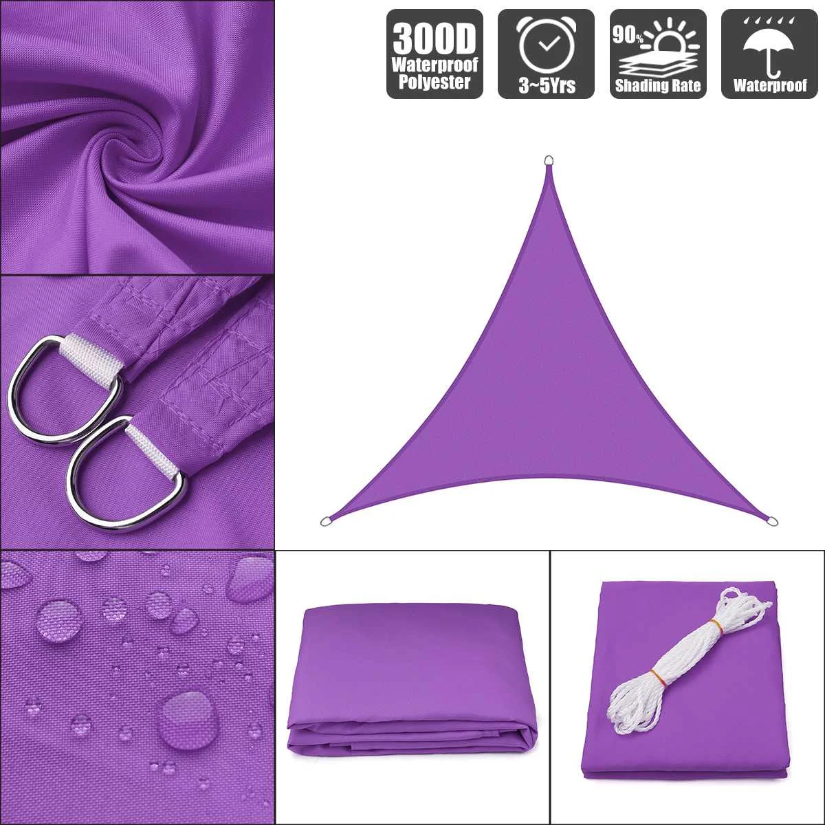 3x3Sun Shade Sail Outdoor Patio Lawn Pool Rectangle Triangle Cover UV Block Canopy Swimming Pool Cover Sunscreen Tent Waterproof
3x3Sun Shade Sail Outdoor Patio Lawn Pool Rectangle Triangle Cover UV Block Canopy Swimming Pool Cover Sunscreen Tent Waterproof