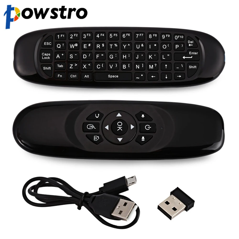 

2.4GHz Wireless Gyroscope Fly Air Mouse Game Keyboard Android Remote Controller Rechargeable Keyboard for Smart TV Box Mini PC