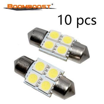 5050 39mm 4SMD Car Interior Dome Festoon LED Light Bulbs Lamp White DC 12V new arrival 10 pieces
5050 39mm 4SMD Car Interior Dome Festoon LED Light Bulbs Lamp White DC 12V new arrival 10 pieces