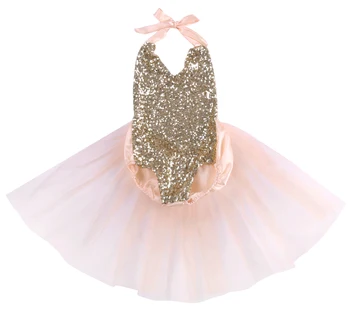 Sequins Tulle Rompers Baby Girl Strappy Backless Jumpsuit With TuTu Skirt 2016 Summer Sunsuit Outfits Clothes for Girls
Sequins Tulle Rompers Baby Girl Strappy Backless Jumpsuit With TuTu Skirt 2016 Summer Sunsuit Outfits Clothes for Girls