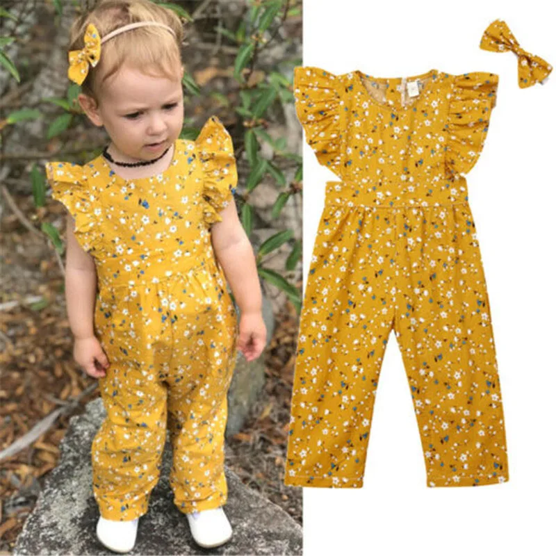 1-6 Years 2019 Baby Rompers Set Yellow Flower Print Girls Cloths Set Sleeveless Rompers For Girls Headband Baby Set Dropshipping
1-6 Years 2019 Baby Rompers Set Yellow Flower Print Girls Cloths Set Sleeveless Rompers For Girls Headband Baby Set Dropshipping