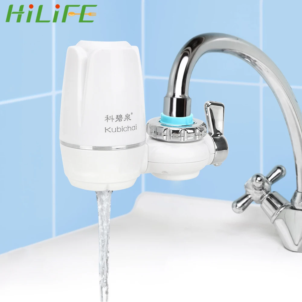 HILIFE Kitchen Faucet Washable Ceramic Percolator Activated Carbon Water Purifier Bacteria Removal Tap Water Purifier
HILIFE Kitchen Faucet Washable Ceramic Percolator Activated Carbon Water Purifier Bacteria Removal Tap Water Purifier