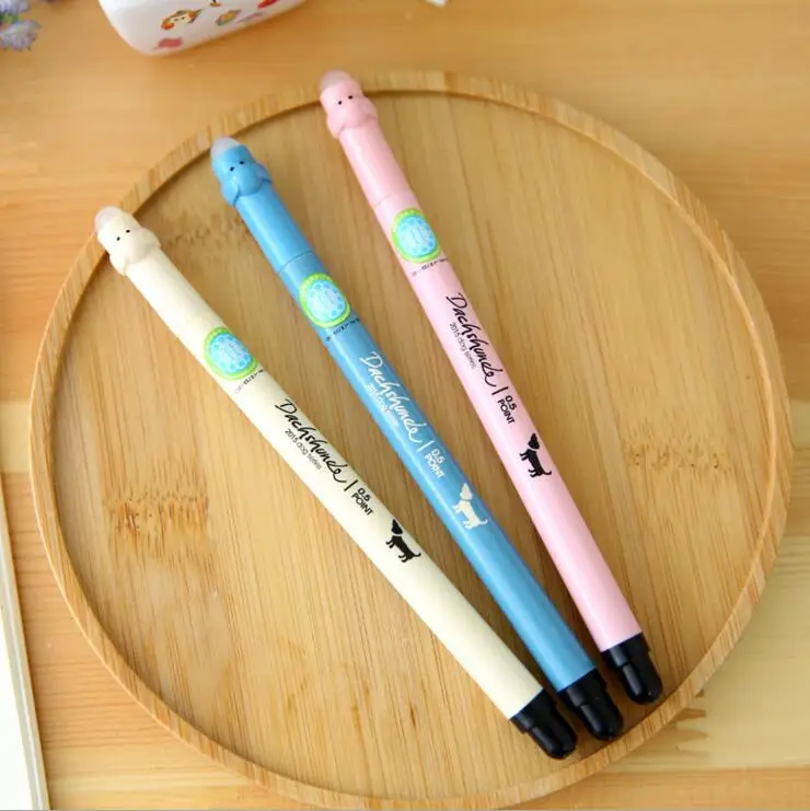 Ellen Brook 1 Piece Korean Stationery Cartoon Cute Kawaii Animals Dog Lovely Erasable Gel Pens Student Office School Supplies
Ellen Brook 1 Piece Korean Stationery Cartoon Cute Kawaii Animals Dog Lovely Erasable Gel Pens Student Office School Supplies