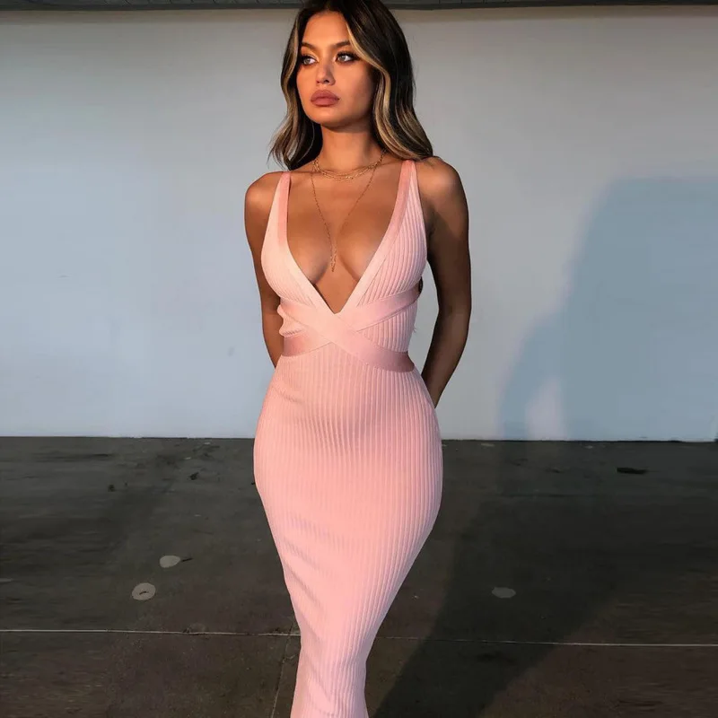 pink sexy women bodycon bandage long dress vestidos white dresses ropa mujer sukienki clothes elbise sukienka backless elegant
pink sexy women bodycon bandage long dress vestidos white dresses ropa mujer sukienki clothes elbise sukienka backless elegant