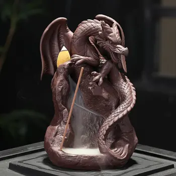 Backflow Incense Burner Censer Home Decor Dragon Incense Holder Burner Use In Home Office Teahouse Decoration Gifts Ceramic
Backflow Incense Burner Censer Home Decor Dragon Incense Holder Burner Use In Home Office Teahouse Decoration Gifts Ceramic