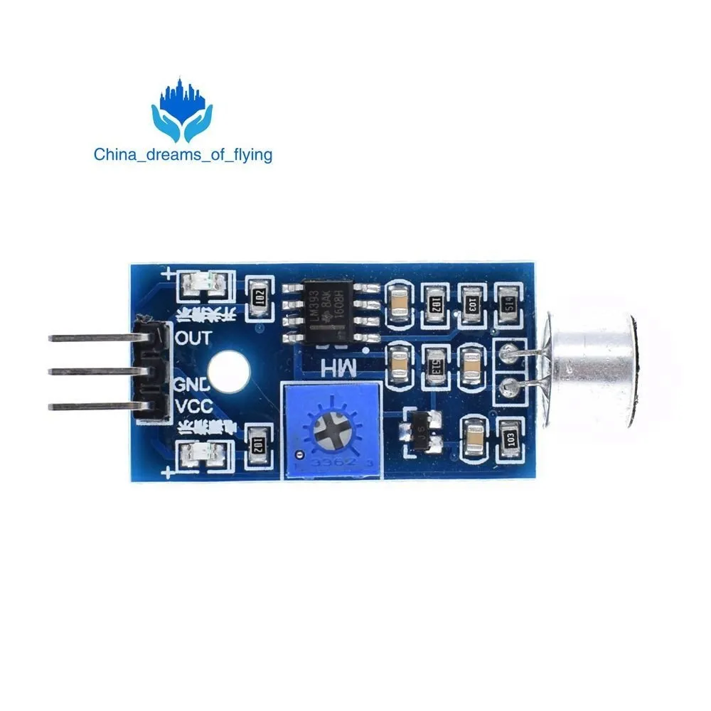 3pin Voice Sound Detection Sensor Module Intelligent Smart Vehicle Robot Helicopter Airplane Aeroplane Car for arduino DIY KIT
3pin Voice Sound Detection Sensor Module Intelligent Smart Vehicle Robot Helicopter Airplane Aeroplane Car for arduino DIY KIT