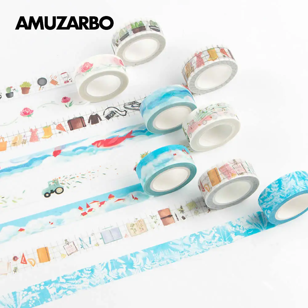 1.5cm Wide Traveller Series Washi Tape Masking Tape DIY Scrapbooking Sticker Label Adhesive Tape
1.5cm Wide Traveller Series Washi Tape Masking Tape DIY Scrapbooking Sticker Label Adhesive Tape