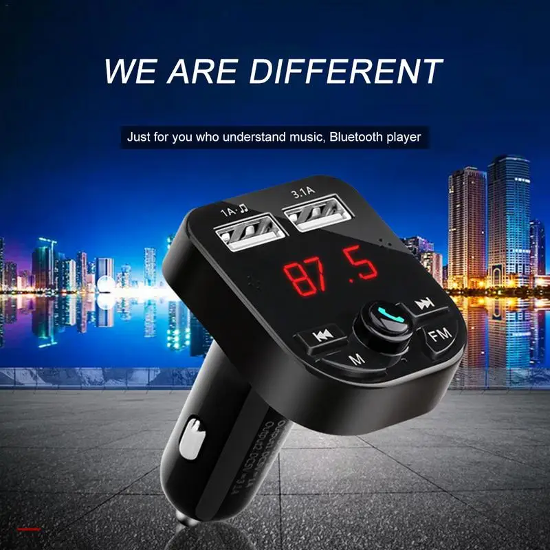 Car MP3 Player Bluetooth Hands - Free P3 Supplies Cigarette Lighter Car Charger Pl Vehicle - Mounted Receiver 1A+3.1A
Car MP3 Player Bluetooth Hands - Free P3 Supplies Cigarette Lighter Car Charger Pl Vehicle - Mounted Receiver 1A+3.1A