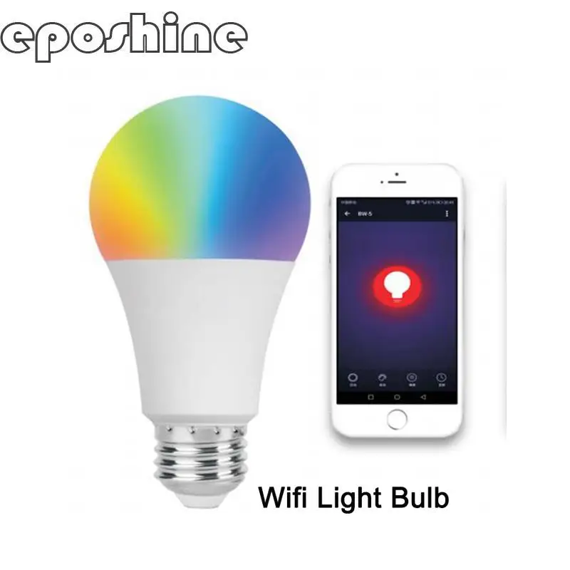 Hot sale E27 Smart WIFI Bulb RGBW Dimmable LED Bulb Light Works with Alexa Google Home,16 Million Colours,APP Remote Control
Hot sale E27 Smart WIFI Bulb RGBW Dimmable LED Bulb Light Works with Alexa Google Home,16 Million Colours,APP Remote Control