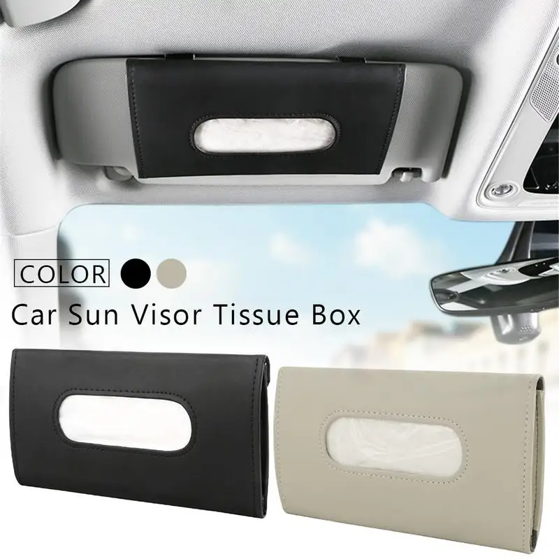 Car Sunshade Paper Towel Bag Multi - Function Leather Car Hanging Seat Car Carton Tissue Box Shade Paper Towel Box 
Car Sunshade Paper Towel Bag Multi - Function Leather Car Hanging Seat Car Carton Tissue Box Shade Paper Towel Box