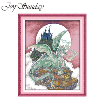 Joy Sunday Counted Cross Stitch Kits Embroidery Dragon Animal Crossing 11CT 14CT Canevas Broderie DMC Kit Aida Fabric Needlework
Joy Sunday Counted Cross Stitch Kits Embroidery Dragon Animal Crossing 11CT 14CT Canevas Broderie DMC Kit Aida Fabric Needlework