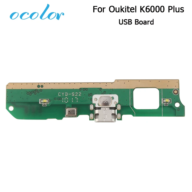 Плата ocolor для Oukitel K6000 Plus USB плата запасные части аксессуары разъем зарядная