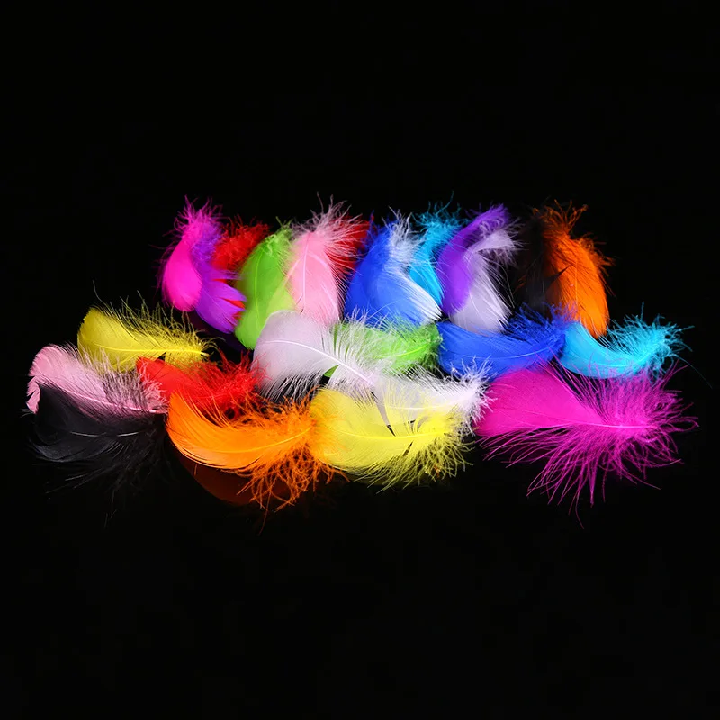 100pcs Natural Goose Feathers 4-8cm Small Floating Colourful Feather for earing, Wedding Jewelry, Handmake Craft Accessories
100pcs Natural Goose Feathers 4-8cm Small Floating Colourful Feather for earing, Wedding Jewelry, Handmake Craft Accessories