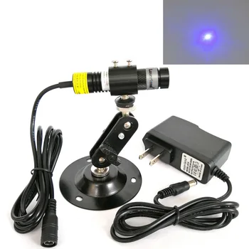 

450nm 445nm 80mW Blue Dot Laser Diode Module Lighting Escape Room Haunted House Osram LD in Glass Lens W/ adapter Support
