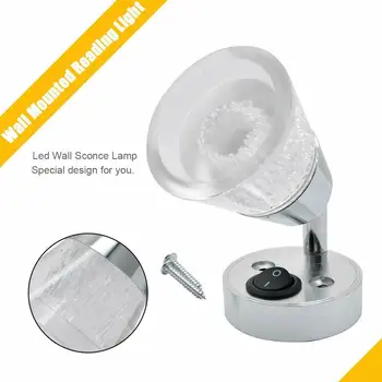 12V 3500K LED Interior Switch For Van Caravan Boat Motorhome Spot Reading Light Warm Lamp
12V 3500K LED Interior Switch For Van Caravan Boat Motorhome Spot Reading Light Warm Lamp