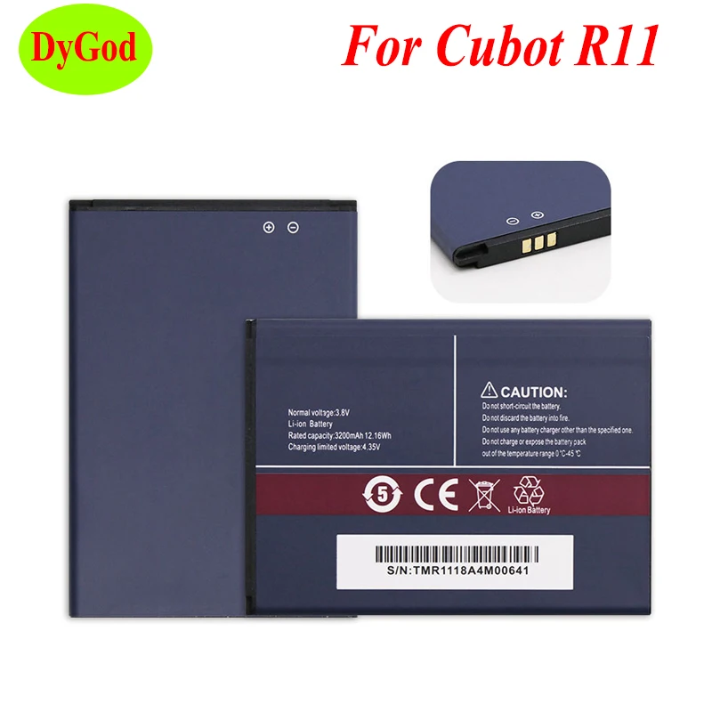DyGod 2800mAh For Cubot R11 Battery Replacement High Quality Mobile Phone Backup Li-ion Battery For Cubot R11
DyGod 2800mAh For Cubot R11 Battery Replacement High Quality Mobile Phone Backup Li-ion Battery For Cubot R11