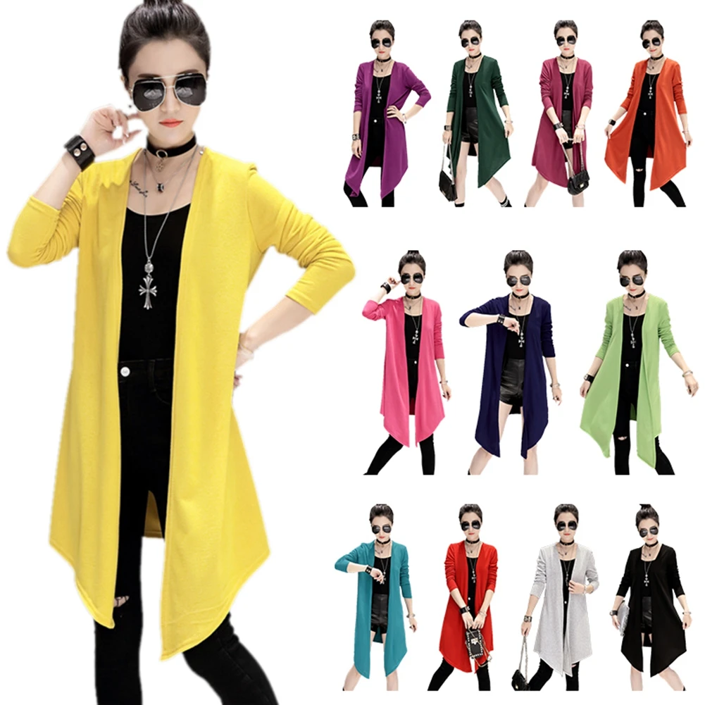 Spring Summer Fashion Solid Color Women Casual Solid Color Long Sleeve Irregular Hem Knitted Cardigan Cape Poncho Coat Cardigan
Spring Summer Fashion Solid Color Women Casual Solid Color Long Sleeve Irregular Hem Knitted Cardigan Cape Poncho Coat Cardigan