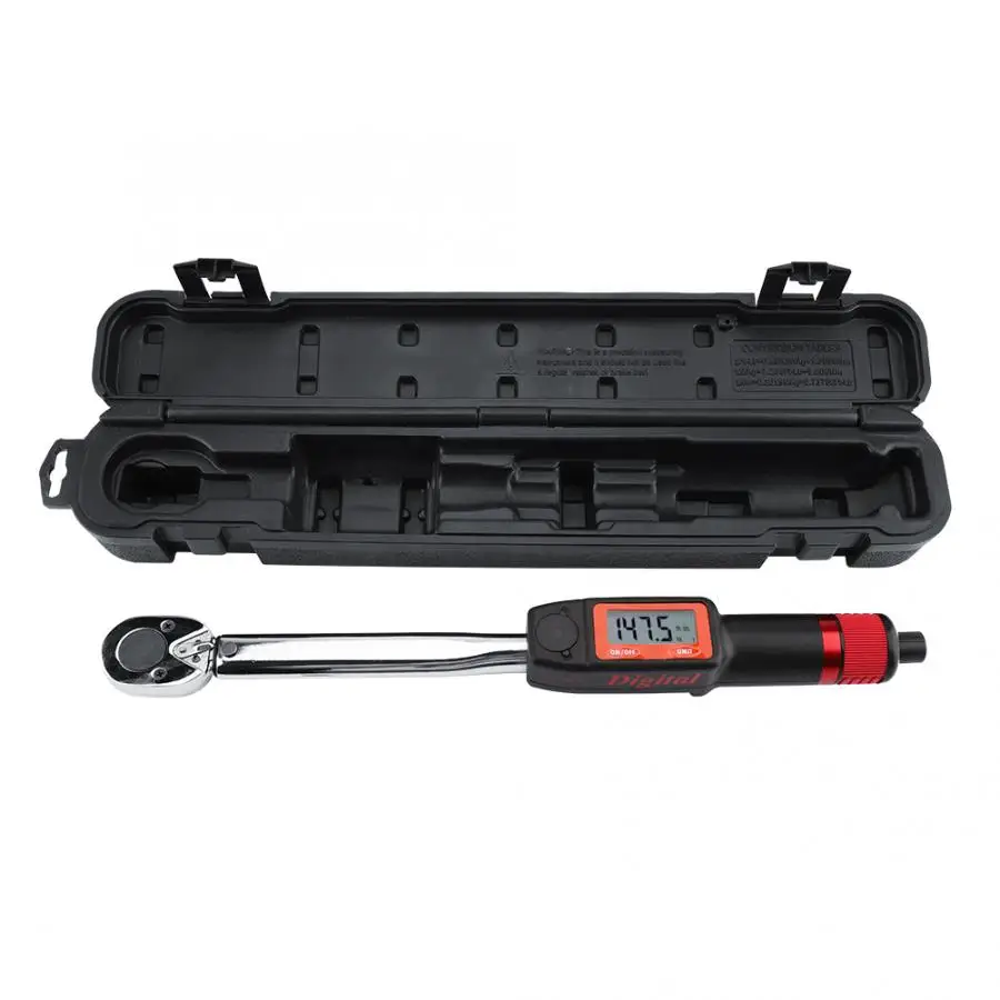 Digital Workshop Wrench 1/2 inch Sq Drive 30-150Ft.-Lb measures Torque Wrench Repair hand Tool
Digital Workshop Wrench 1/2 inch Sq Drive 30-150Ft.-Lb measures Torque Wrench Repair hand Tool