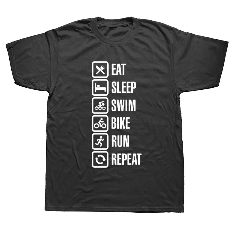 Funny Eat Sleep Triathlon T Shirts Men Summer Style Short Sleeve T Shirt Cotton O-neck Cool T-shirt Men Tops Tee
Funny Eat Sleep Triathlon T Shirts Men Summer Style Short Sleeve T Shirt Cotton O-neck Cool T-shirt Men Tops Tee