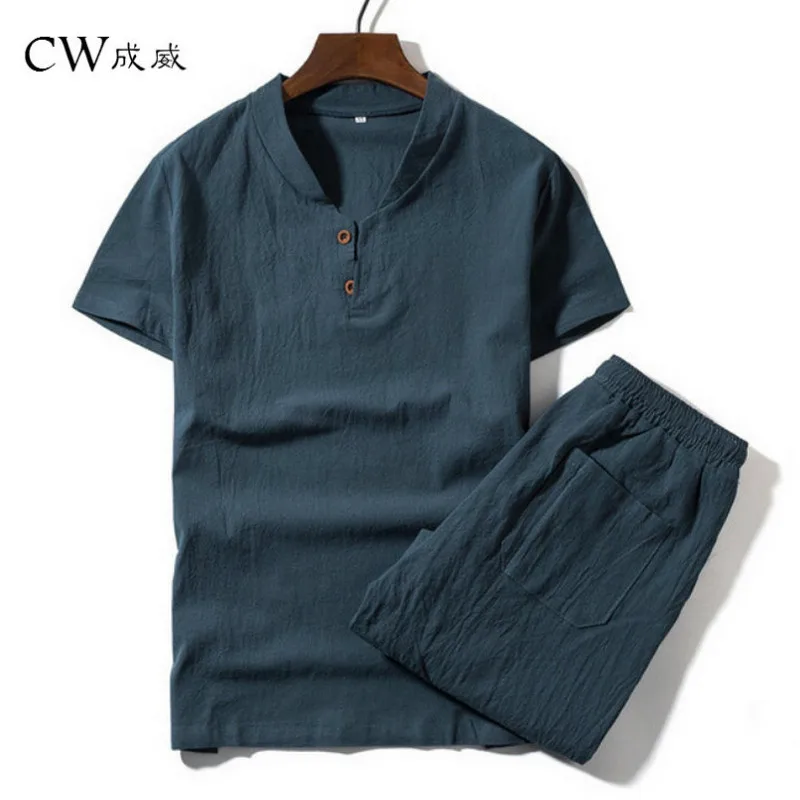Plus Size 7XL 8XL 9XL New Men's Linen 2 Piece Sets Short Sleeve Summer Brand Vintage V Neck Linen Suits For Men (T-shirt+shorts)
Plus Size 7XL 8XL 9XL New Men's Linen 2 Piece Sets Short Sleeve Summer Brand Vintage V Neck Linen Suits For Men (T-shirt+shorts)