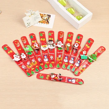 12PCS Assorted Style LED Glowing Slap Bracelets Wristbands for Kids Adults Christmas Party Carnival Celebration Decorations
12PCS Assorted Style LED Glowing Slap Bracelets Wristbands for Kids Adults Christmas Party Carnival Celebration Decorations