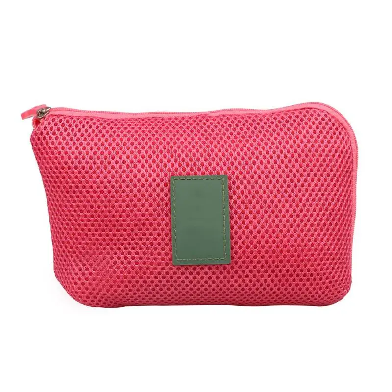 Fashion Women Cosmetic Case Travel Zipper Nylon Mesh Makeup Bag Digital Electronic Product Storage Bag
Fashion Women Cosmetic Case Travel Zipper Nylon Mesh Makeup Bag Digital Electronic Product Storage Bag